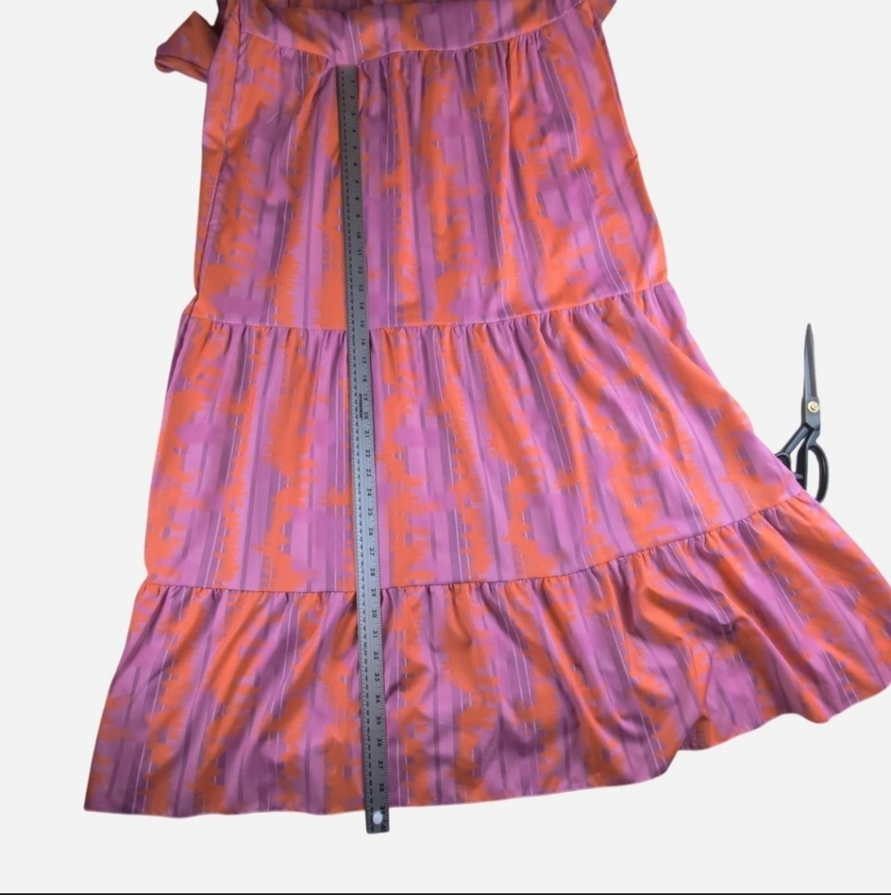 Unbranded‎ Pink Orange Maxi Caftan Muumuu Hostess Dress NWT Size L - Picture 5 of 7